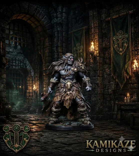 Mô hình Firbolg Barbarian - Image 1
