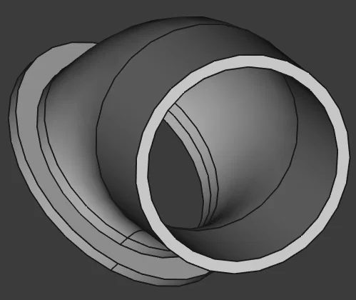 Mặt bích điều hướng luồng khí (Air Flange) dành cho túi khí - Image 1