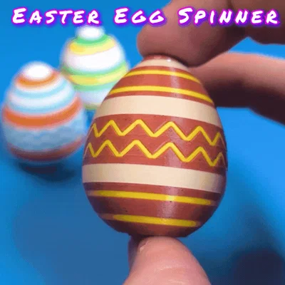 Easter Egg Spinner Fidget Toy - Đồ chơi con quay trứng Phục sinh