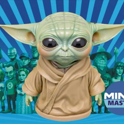 Mô hình tượng Baby Yoda in 3D cực đáng yêu cho fan Star Wars