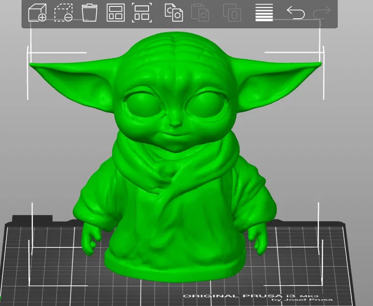 Mô hình tượng Baby Yoda in 3D cực đáng yêu cho fan Star Wars - Image 2