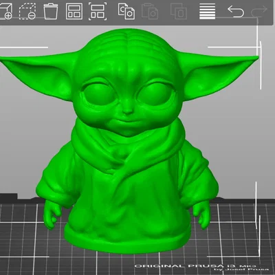 Mô hình tượng Baby Yoda in 3D cực đáng yêu cho fan Star Wars