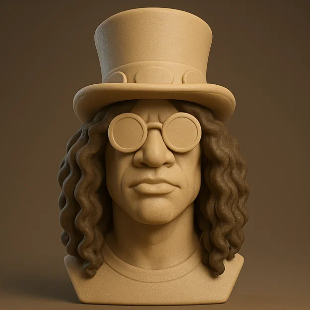 Mô hình 3D Slash - Tay guitar huyền thoại - Image 1