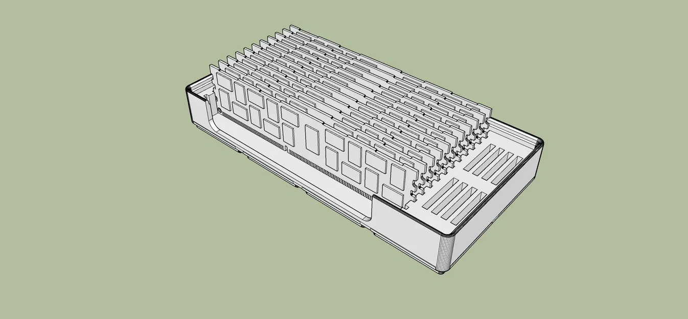 Khay Đựng RAM Gridfinity Fat Finger Phat Stacks - Image 2