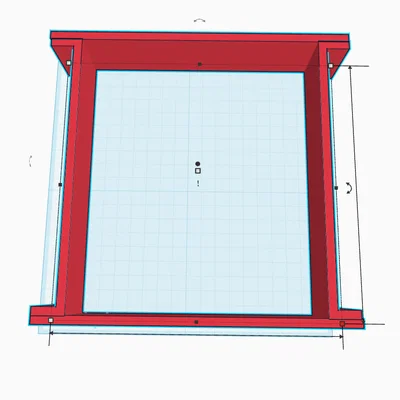 Bộ khung hộp đúc silicon tiêu chuẩn (Standard Mould Box) 3D