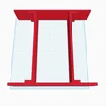 Bộ khung hộp đúc silicon tiêu chuẩn (Standard Mould Box) 3D - Thumbnail 2