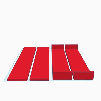 Bộ khung hộp đúc silicon tiêu chuẩn (Standard Mould Box) 3D