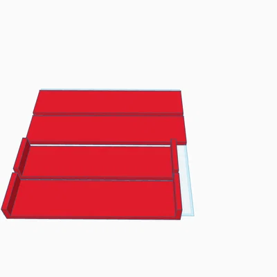 Bộ khung hộp đúc silicon tiêu chuẩn (Standard Mould Box) 3D