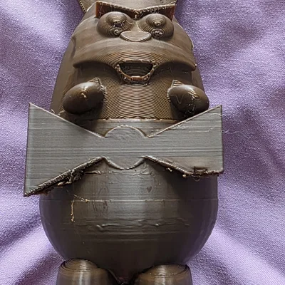 Mô hình hộp đựng trứng Phục Sinh Easter Bunny Egg Capsule in 3D