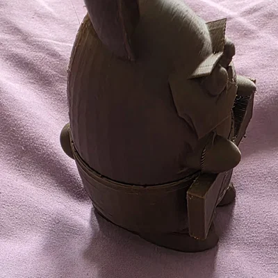 Mô hình hộp đựng trứng Phục Sinh Easter Bunny Egg Capsule in 3D