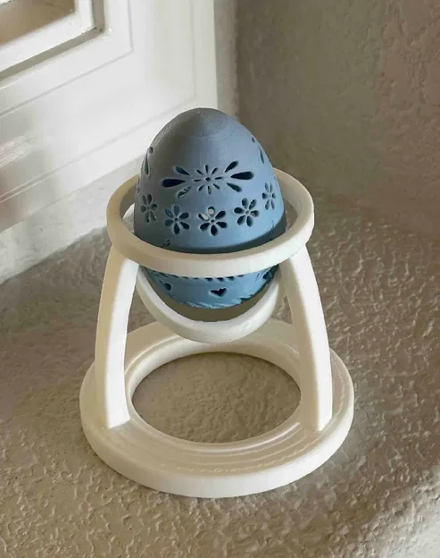 Giá đỡ trứng 3D: Thiết kế tinh tế cho trang trí phục sinh - Image 1