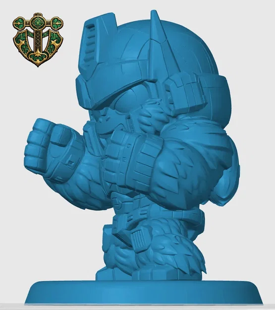 Mô hình 3D Optimus Primal Chibi trang trí bàn làm việc - Image 3