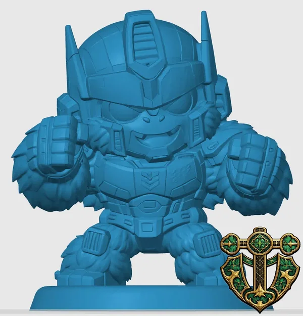 Mô hình 3D Optimus Primal Chibi trang trí bàn làm việc - Image 4