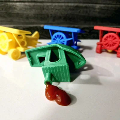 Marky - Máy bay ném bom Benchy - Test máy in 3D