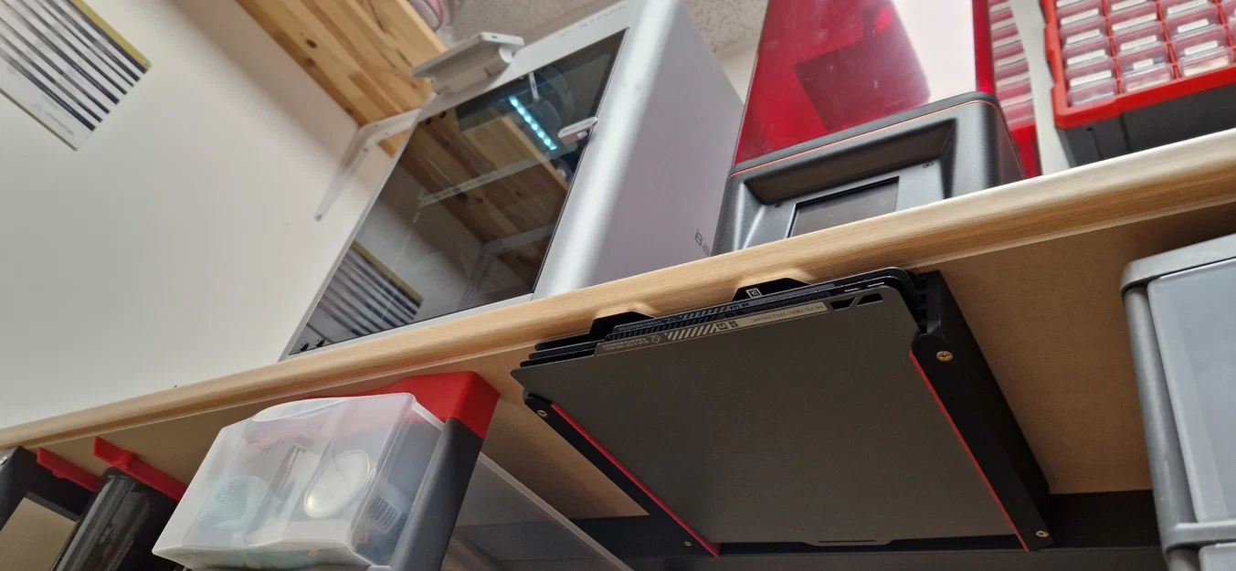 Giá treo tấm buildplate BambuLab gắn dưới gầm bàn - Image 2