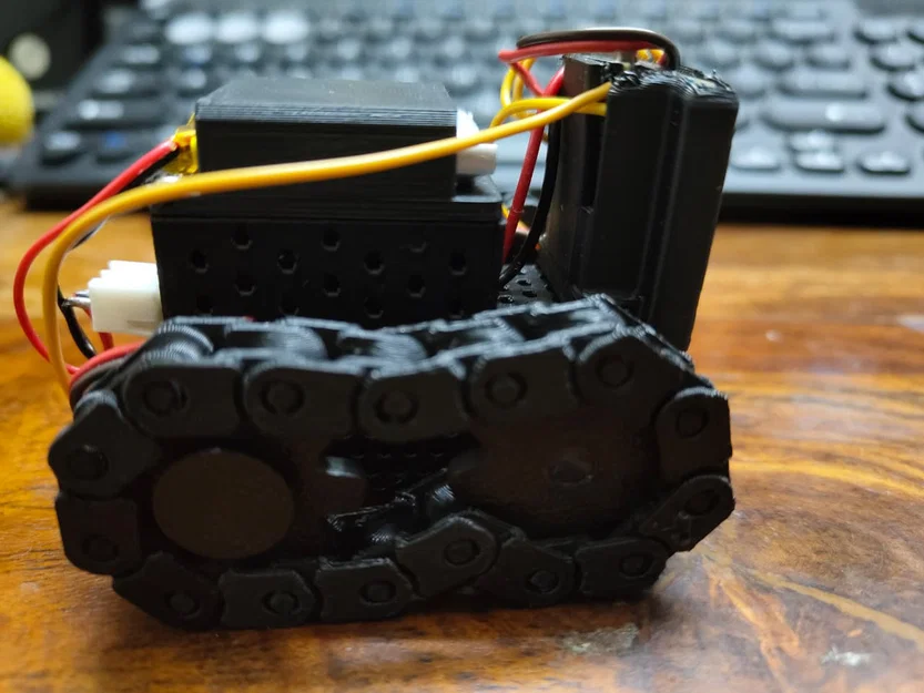 T-01 The Explorer - Robot bánh xích nhỏ gọn điều khiển bằng ESP32-C3 - Image 4