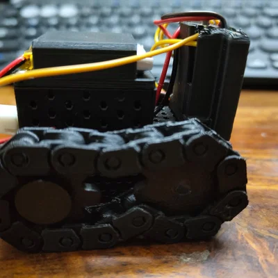 T-01 The Explorer - Robot bánh xích nhỏ gọn điều khiển bằng ESP32-C3
