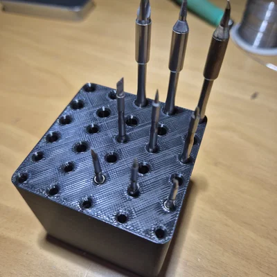 Giá đỡ mũi hàn 245/210/115 hỗ trợ Gridfinity tiện dụng