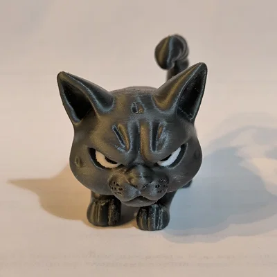 Mô hình 3D Angry Cat - Chú mèo giận dữ siêu đáng yêu
