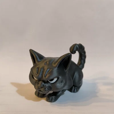 Mô hình 3D Angry Cat - Chú mèo giận dữ siêu đáng yêu