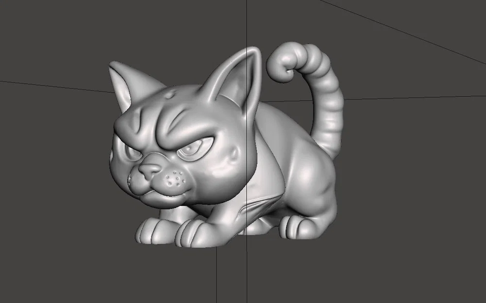 Mô hình 3D Angry Cat - Chú mèo giận dữ siêu đáng yêu - Image 4