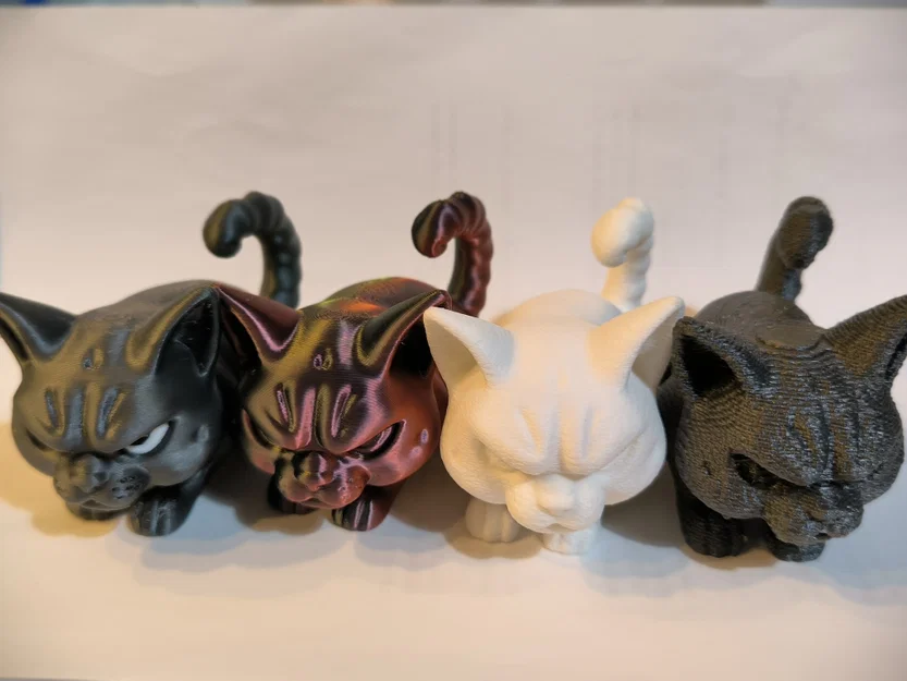 Mô hình 3D Angry Cat - Chú mèo giận dữ siêu đáng yêu - Image 11