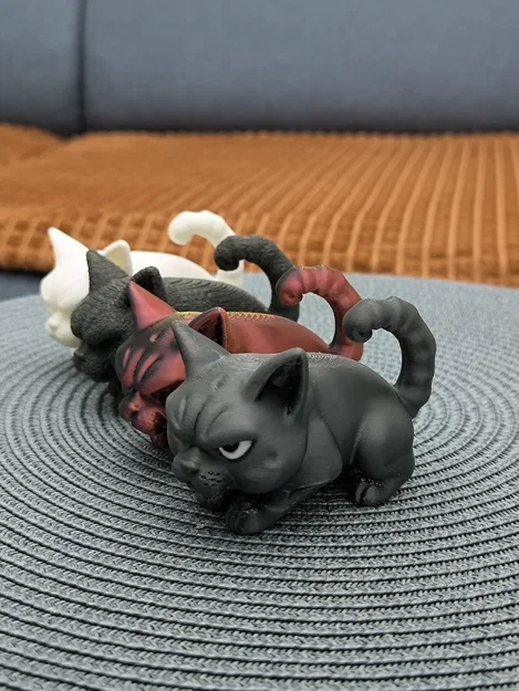 Mô hình 3D Angry Cat - Chú mèo giận dữ siêu đáng yêu - Image 14