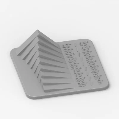 Mô hình kiểm tra độ nghiêng Slopes Print Test (Calibration)