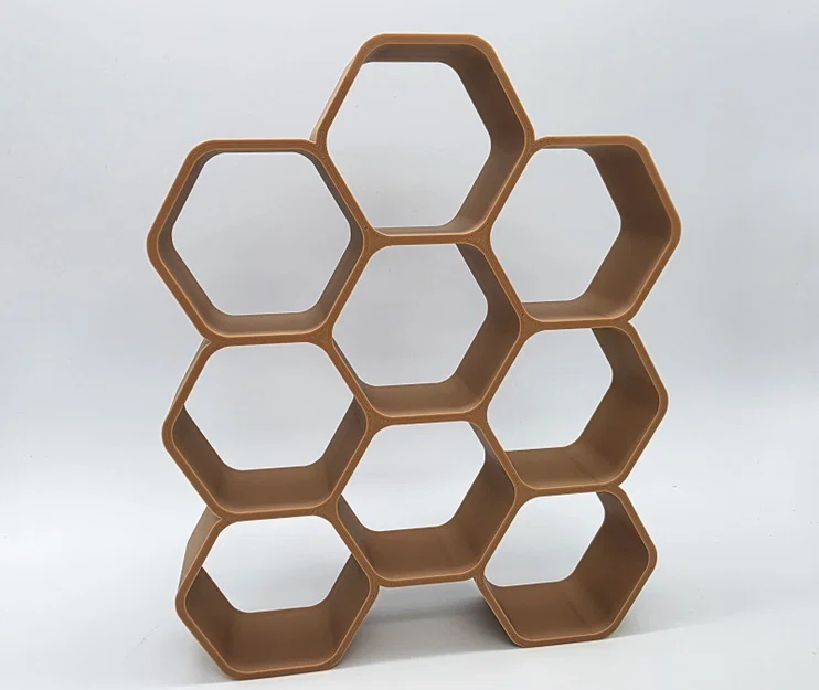 Kệ Trưng Bày Mô Hình Hình Lục Giác (12 Ô) - In 3D Không Cần Support - Image 3
