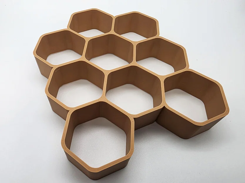 Kệ Trưng Bày Mô Hình Hình Lục Giác (12 Ô) - In 3D Không Cần Support - Image 5
