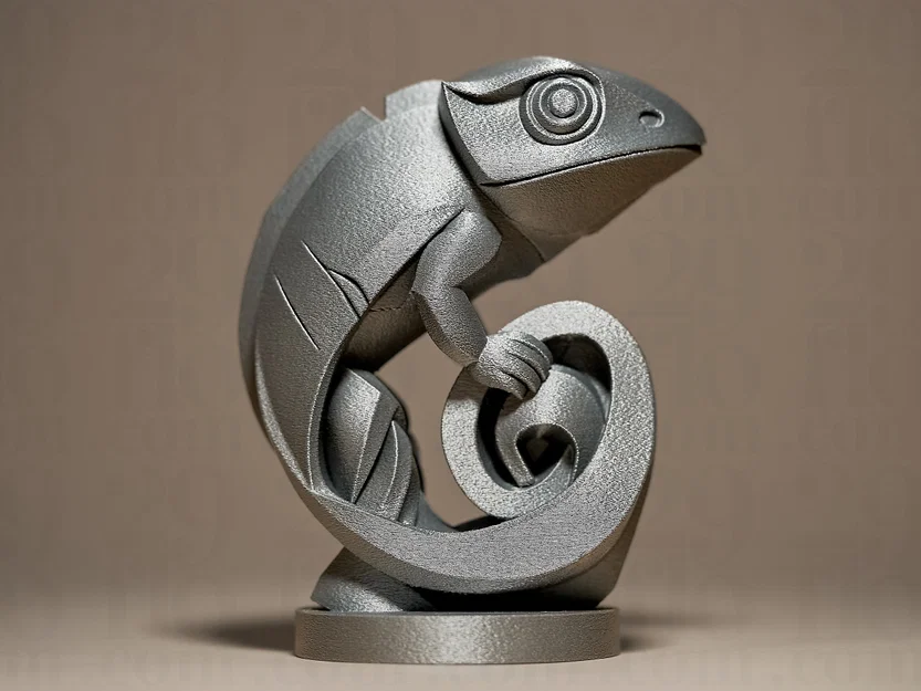 Tượng tắc kè hoa CHAMELEON Figurine - Image 1