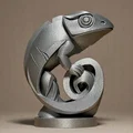 Tượng tắc kè hoa CHAMELEON Figurine - Thumbnail 1