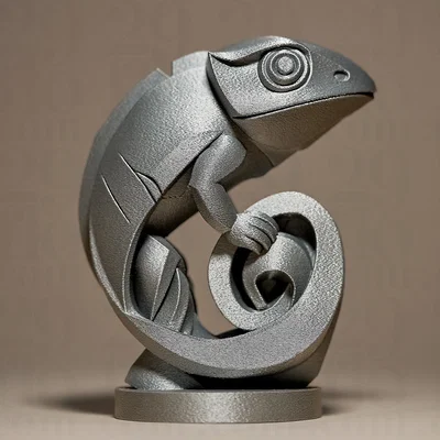Tượng tắc kè hoa CHAMELEON Figurine