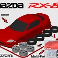 Mô hình Mazda RX-8 Kit Card (tỉ lệ 1:24) - Thumbnail 1