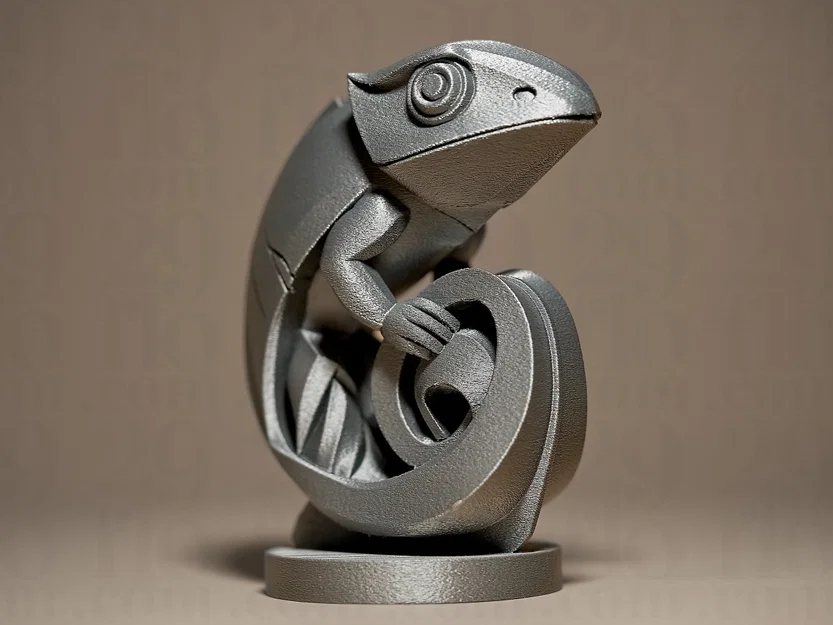 Tượng tắc kè hoa CHAMELEON Figurine - Image 2