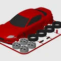 Mô hình Mazda RX-8 Kit Card (tỉ lệ 1:24) - Thumbnail 2