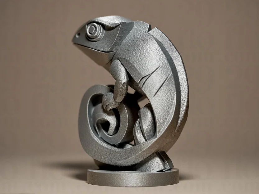 Tượng tắc kè hoa CHAMELEON Figurine - Image 3