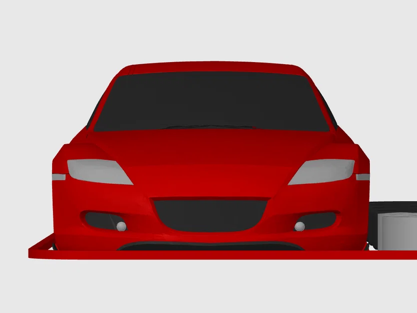 Mô hình Mazda RX-8 Kit Card (tỉ lệ 1:24) - Image 4
