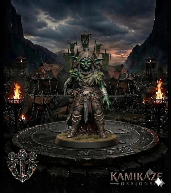 Mô hình Goblin Warlock cho game tabletop - Image 1