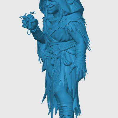 Mô hình Goblin Warlock cho game tabletop