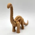 Mô hình khủng long Brachiosaurus phong cách điêu khắc gỗ độc đáo - Thumbnail 6
