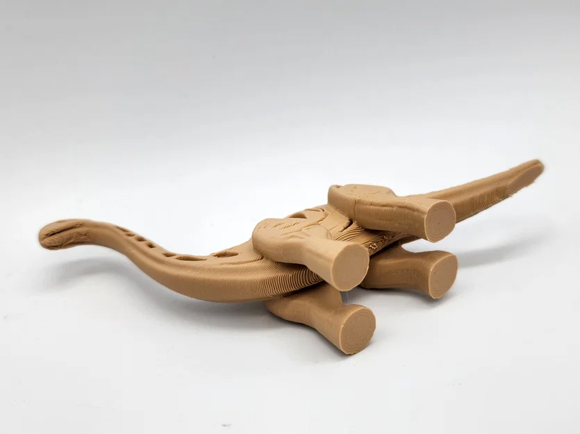 Mô hình khủng long Brachiosaurus phong cách điêu khắc gỗ độc đáo - Image 7