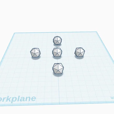 Bộ xúc xắc đa diện tự in 3D cho các trò chơi gia đình