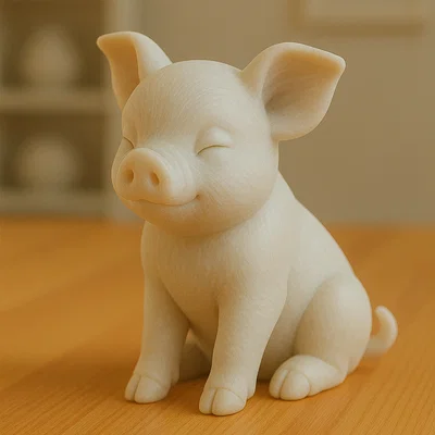 Mô hình chú heo nhỏ đáng yêu trang trí để bàn