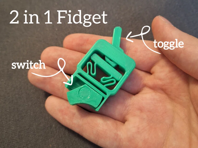 Switch & Toggle – Đồ chơi Fidget 2 trong 1 - Image 1