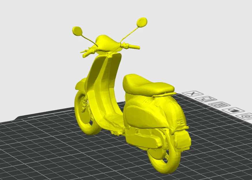 Mô hình xe tay ga cổ điển (Vespa Scooter) để in 3D - Image 1