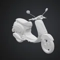Mô hình xe tay ga cổ điển (Vespa Scooter) để in 3D - Thumbnail 2