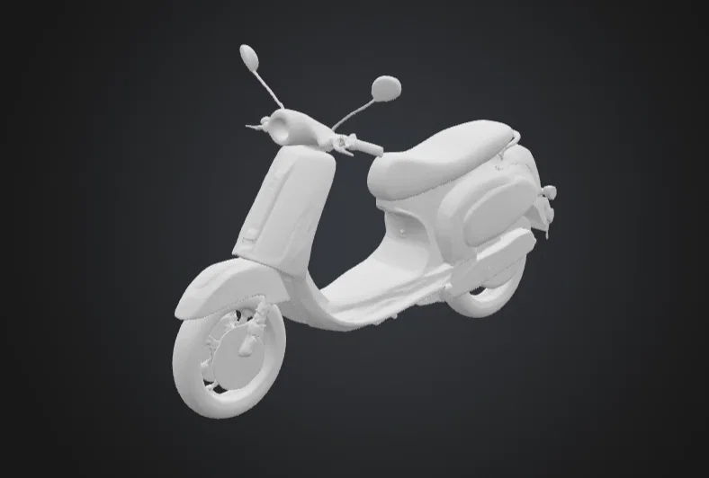 Mô hình xe tay ga cổ điển (Vespa Scooter) để in 3D - Image 3