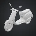 Mô hình xe tay ga cổ điển (Vespa Scooter) để in 3D - Thumbnail 3