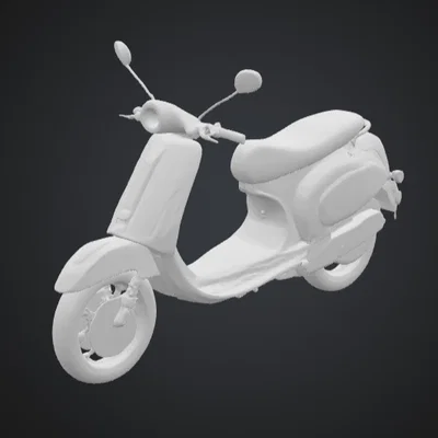 Mô hình xe tay ga cổ điển (Vespa Scooter) để in 3D